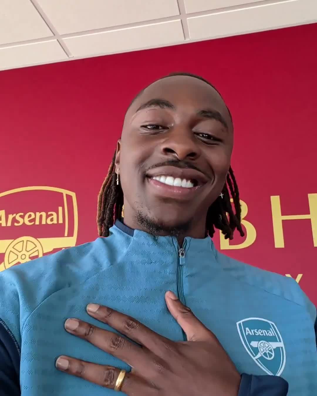 Ebere Eze can’t wait to represent you, Gooners