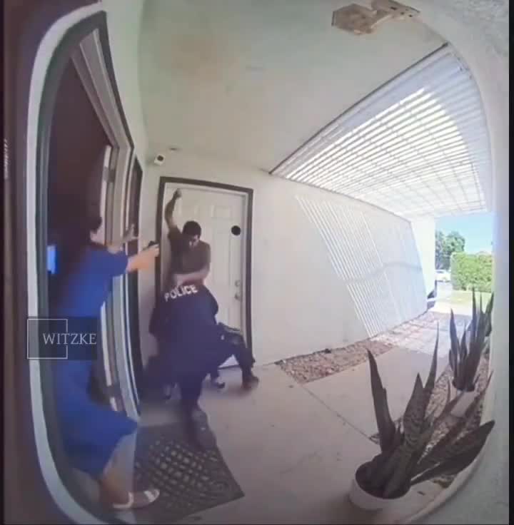 Male cop almost dies because his worthle...