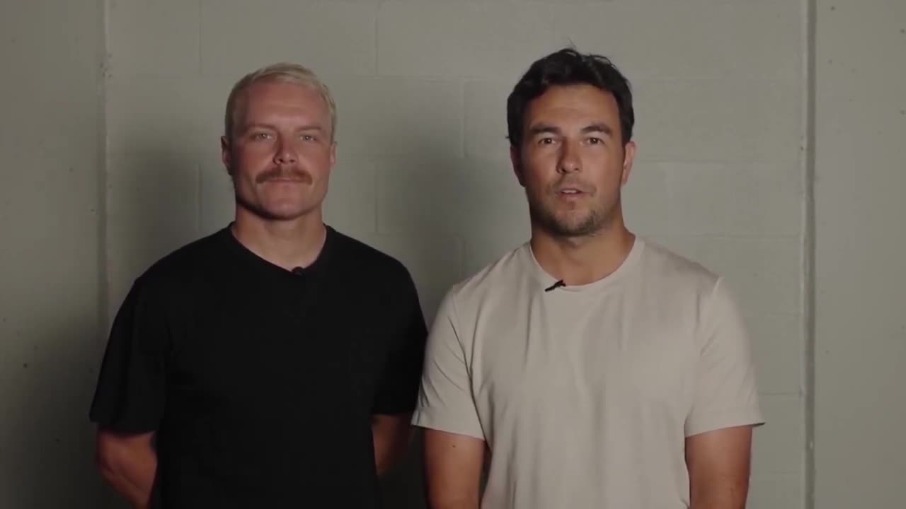 A message from Valtteri Bottas and Sergi...