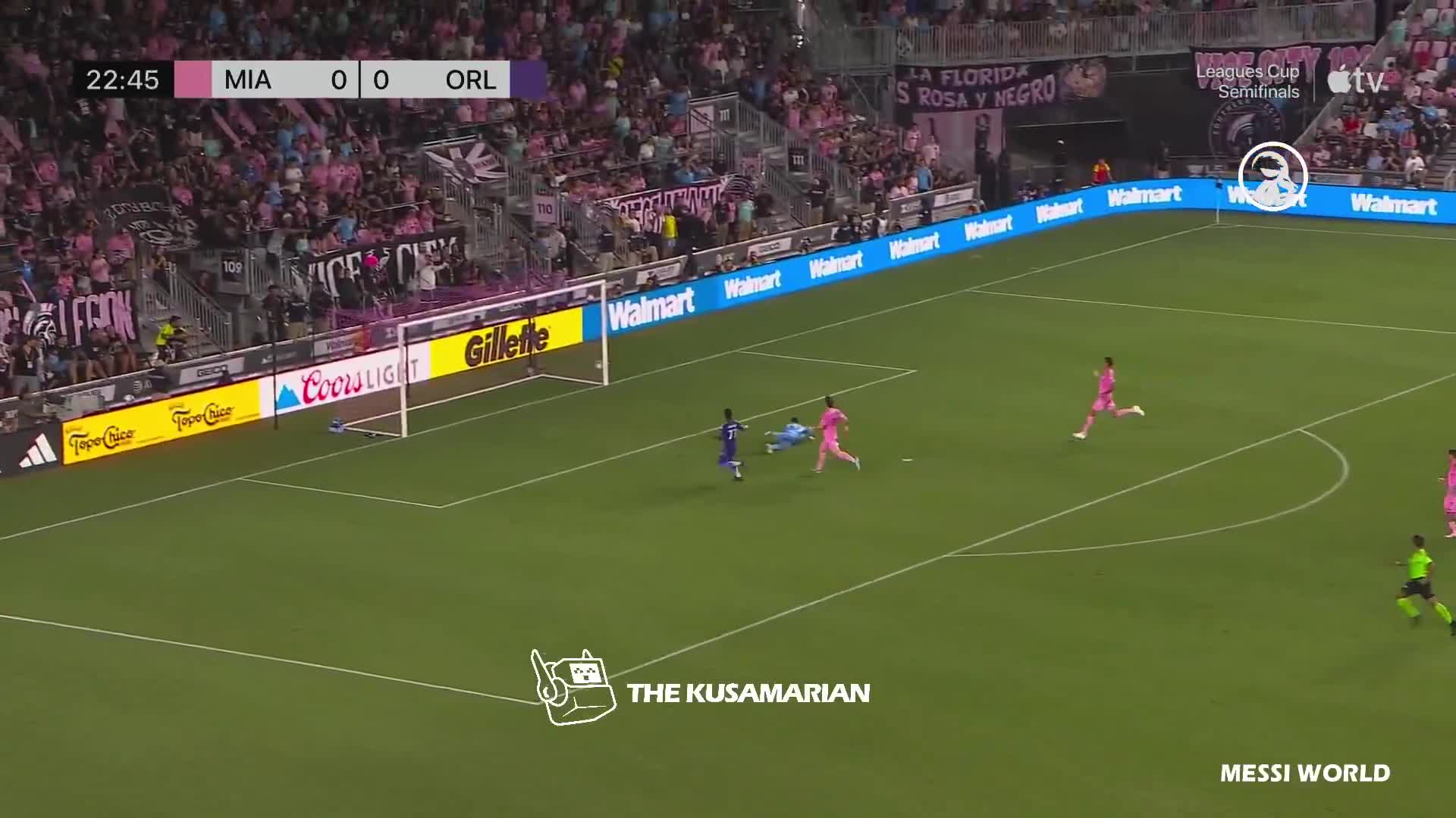 Orlando City miss a one-on-one chance