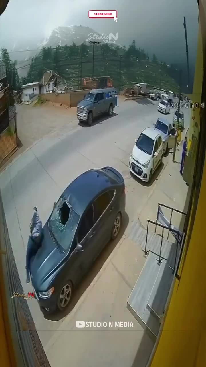 How many glasses are stuck in his ass