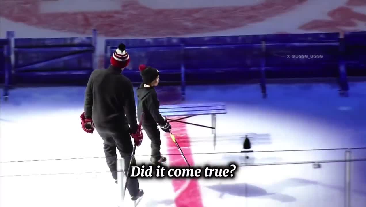 Pavel Datsyuk talking to his son about dreams and how to reach your goals