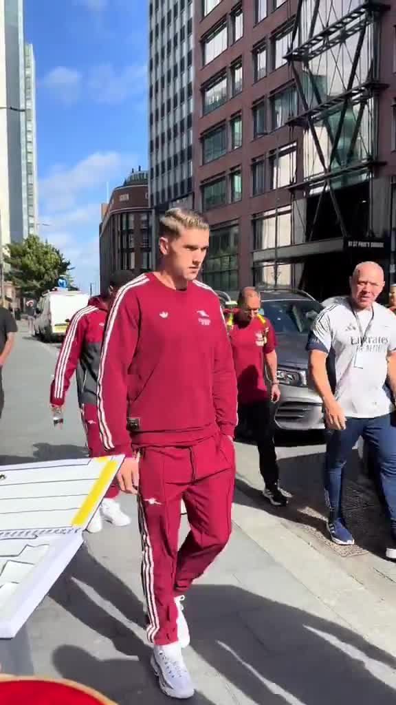 Arsenal players and a tour of the city of Liverpool.