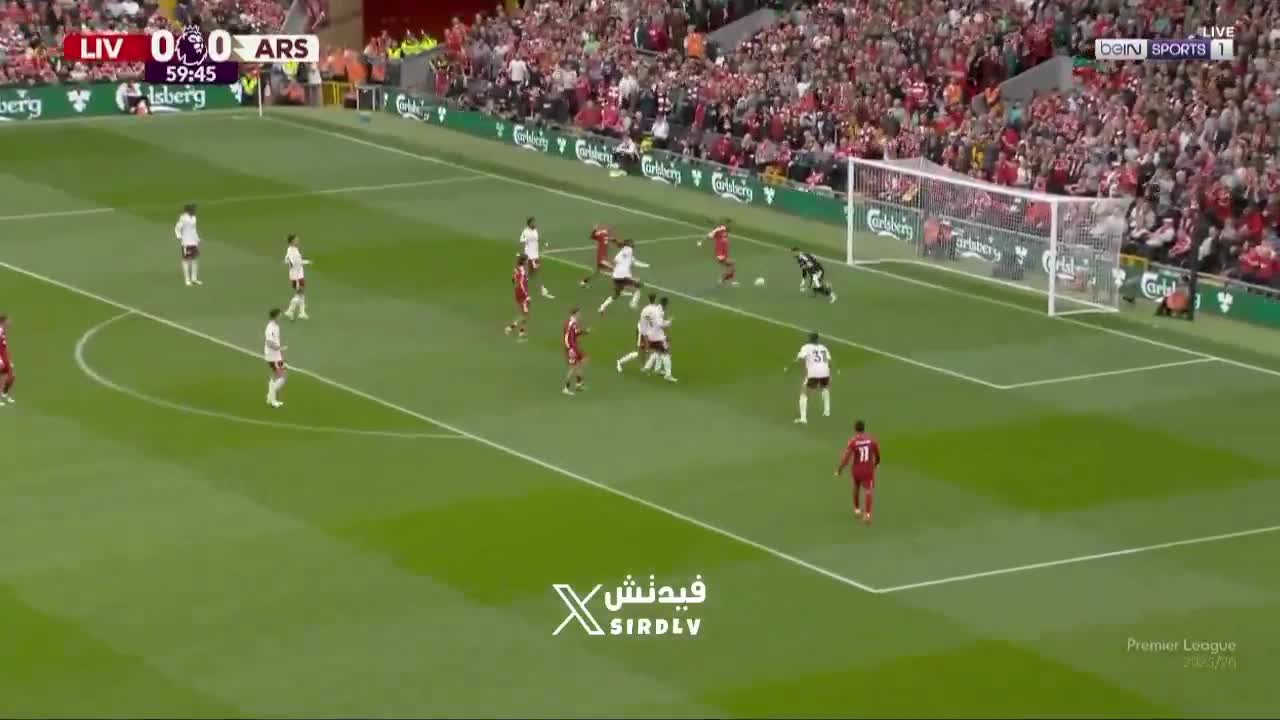 Liverpool disallowed goal against Arsenal 60'