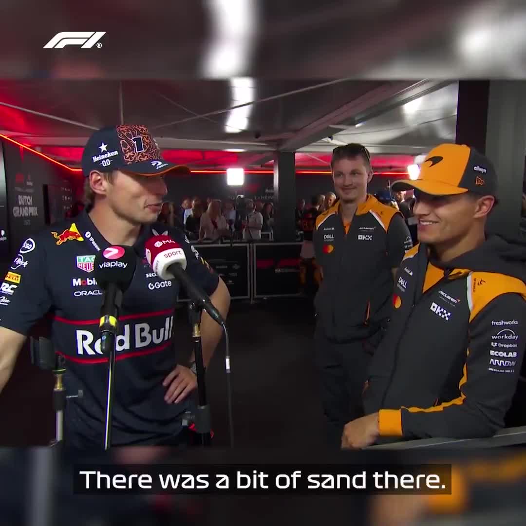 A deeply unserious Dutch Grand Prix debrief with Max & Lando