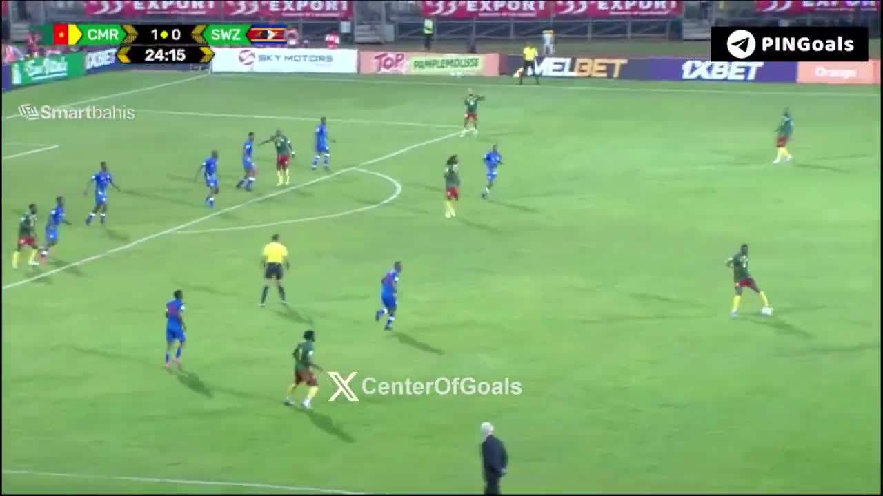 Bryan Mbuemo ASSISTS for Cameroon!