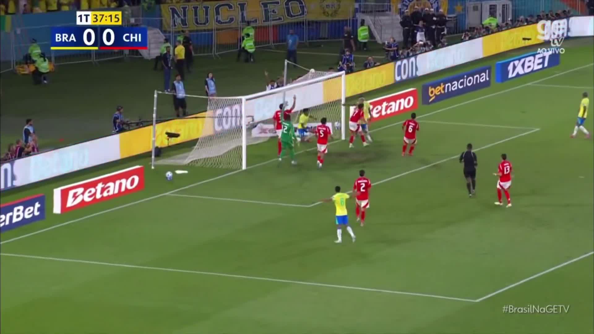 Primeiro gol transmitido pela GE TV narr...