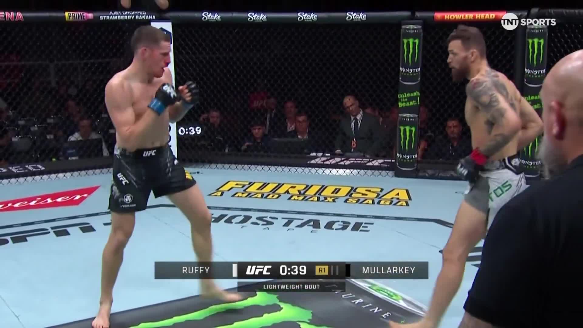Mauricio Ruffy defeats Jamie Mullarkey in the first round of his UFC debut – UFC 301