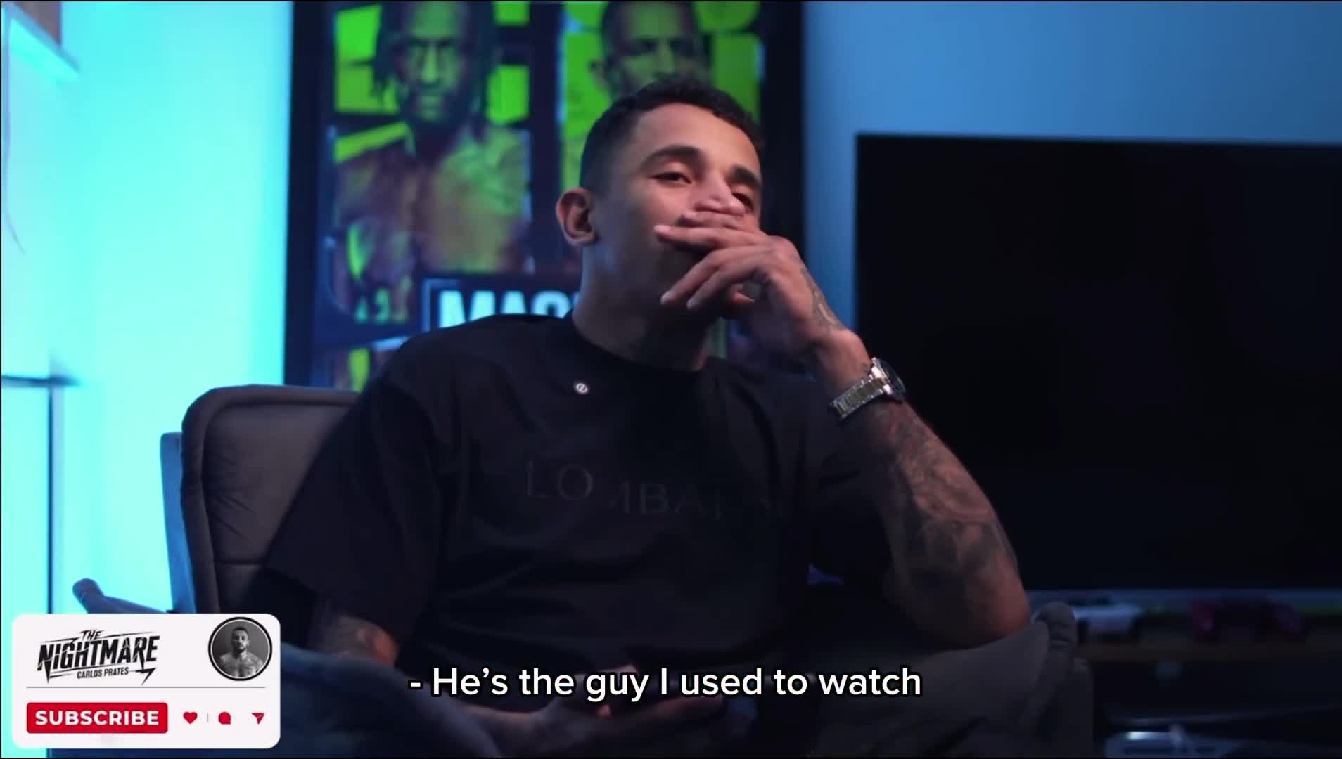 Carlos Prates reveals his goal after facing Leon Edwards