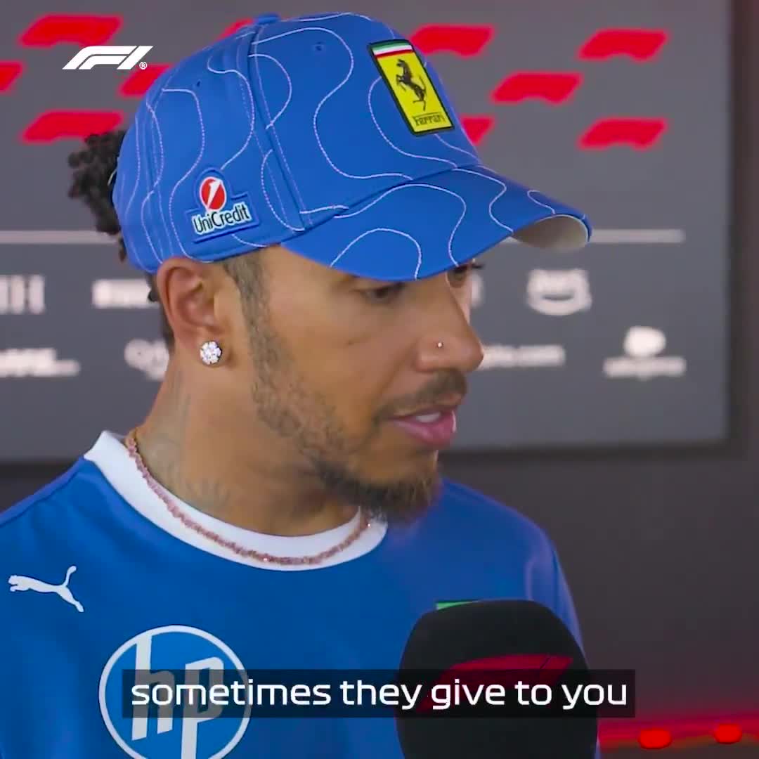 Lewis reveals the uplifting message he received this week