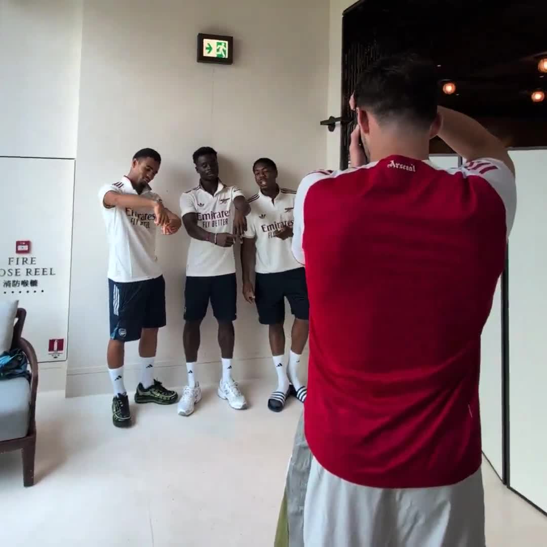Rice took the lead for the third kit photoshoot in Hong Kong.