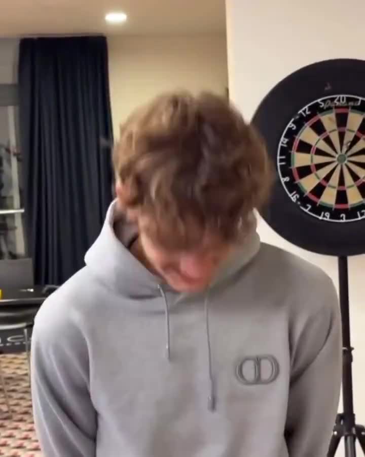 Max Dowman is forced to apologise to Manchester City’s Divine Mukasa after losing a game of table tennis at England’s U19 camp