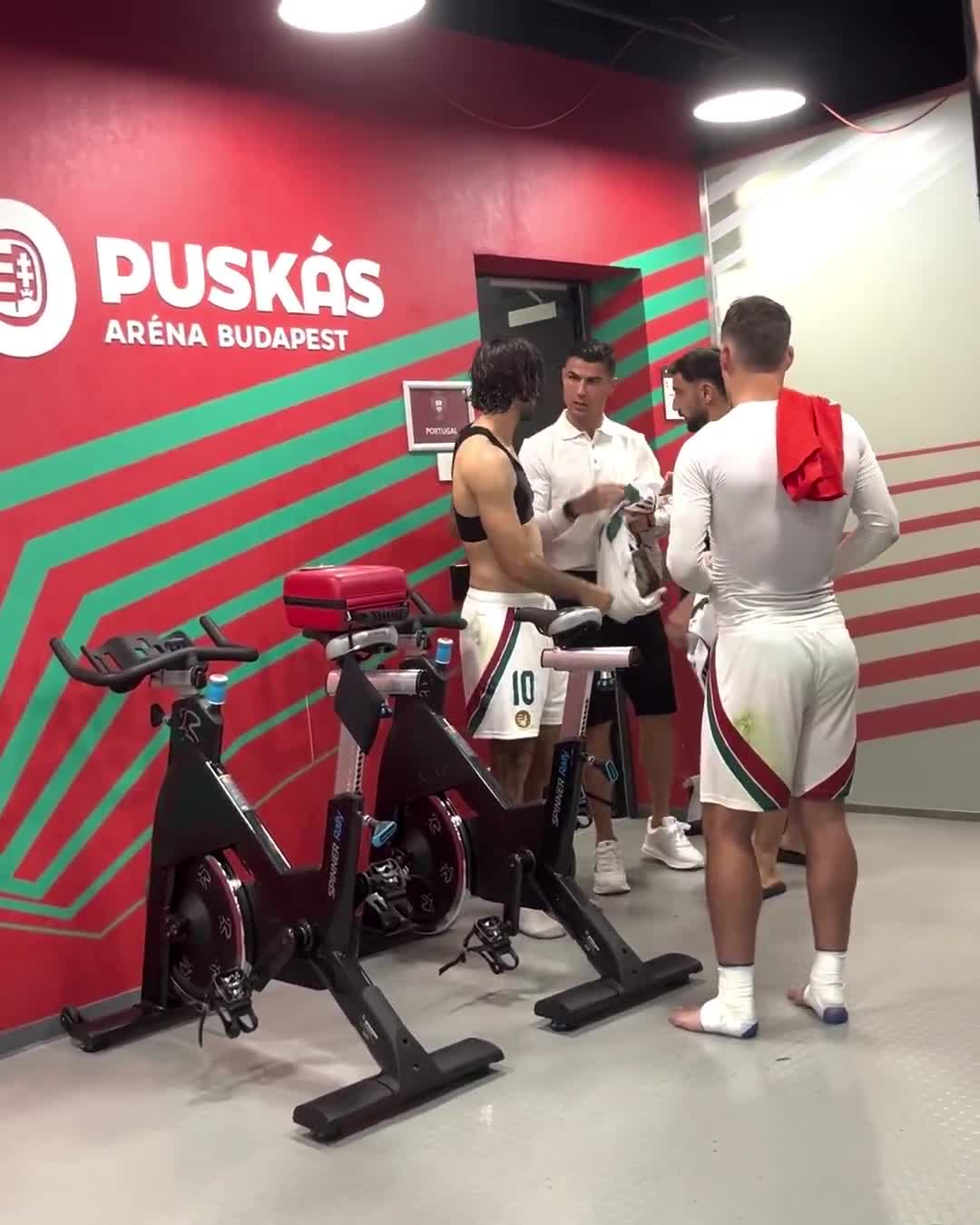Cristiano Ronaldo & Dominik Szoboszlai swapped shirts after Hungary vs Portugal