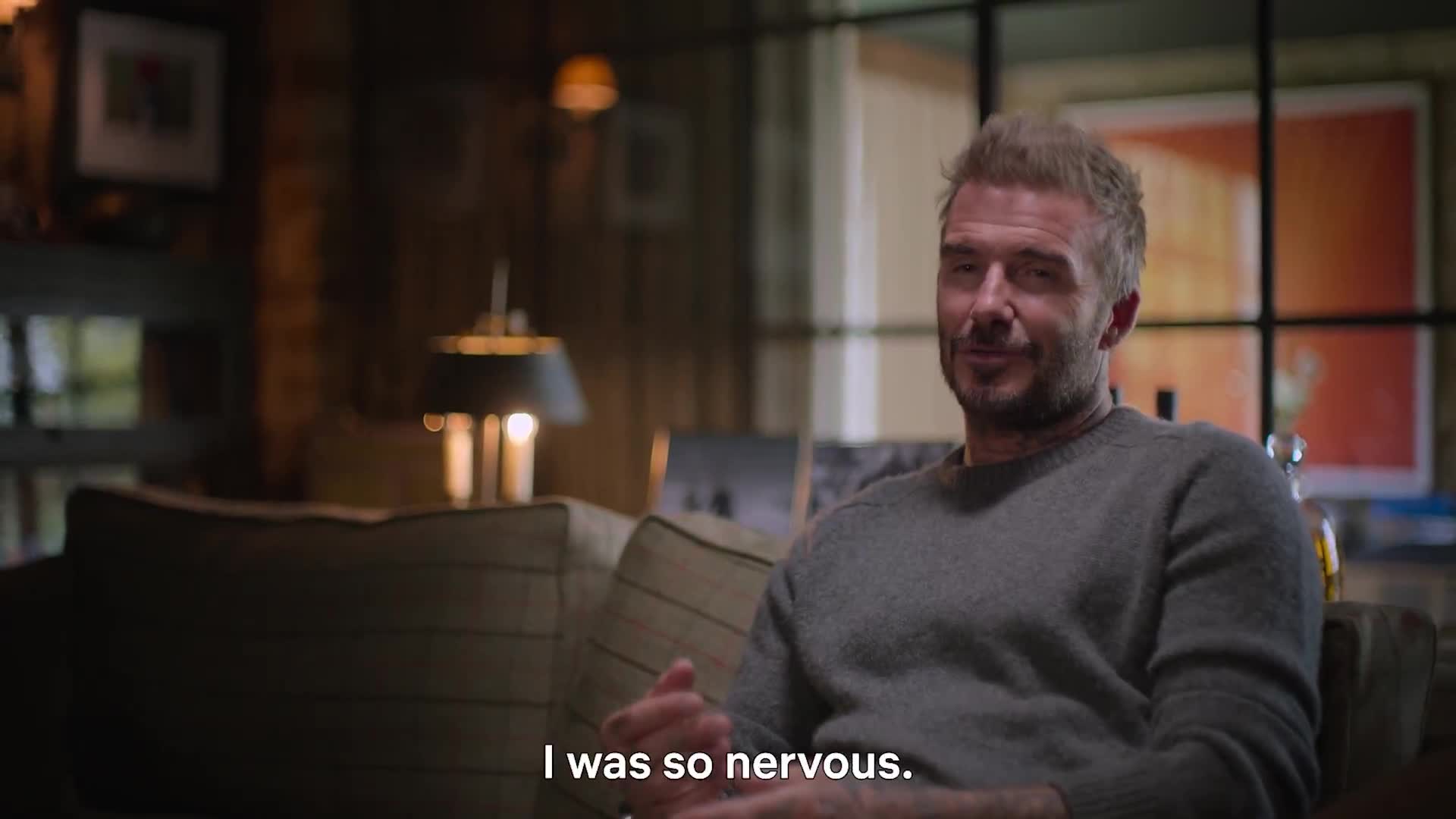David Beckham recalls how nervous he was after moving to Real Madrid from Manchester United, and getting humbled by Ronaldo in training