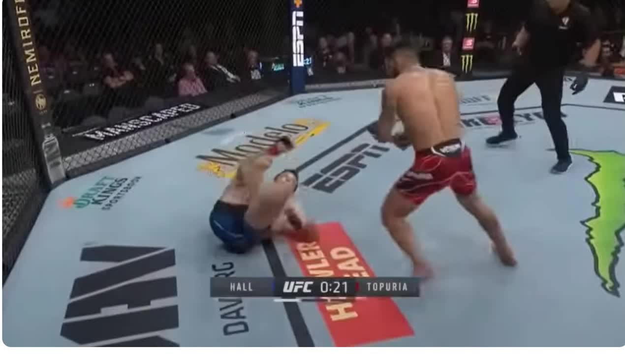 Notable KO in Ilia Topuria’s Career