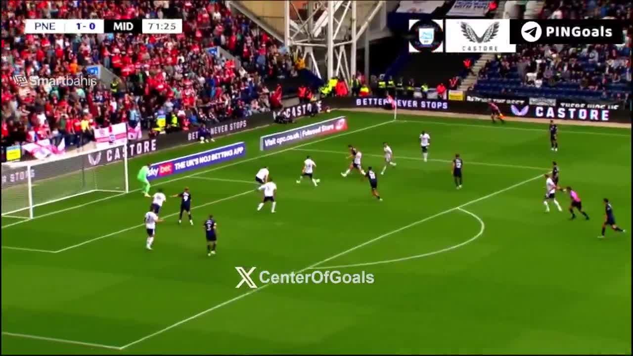 Preston NEv1 - [1] Middlesbrough -  Matt Targett 72'