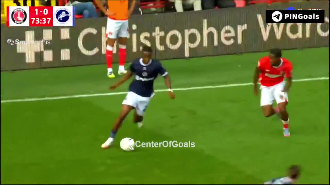 Kayne Ramsay straight red card vs  Millwall 74'