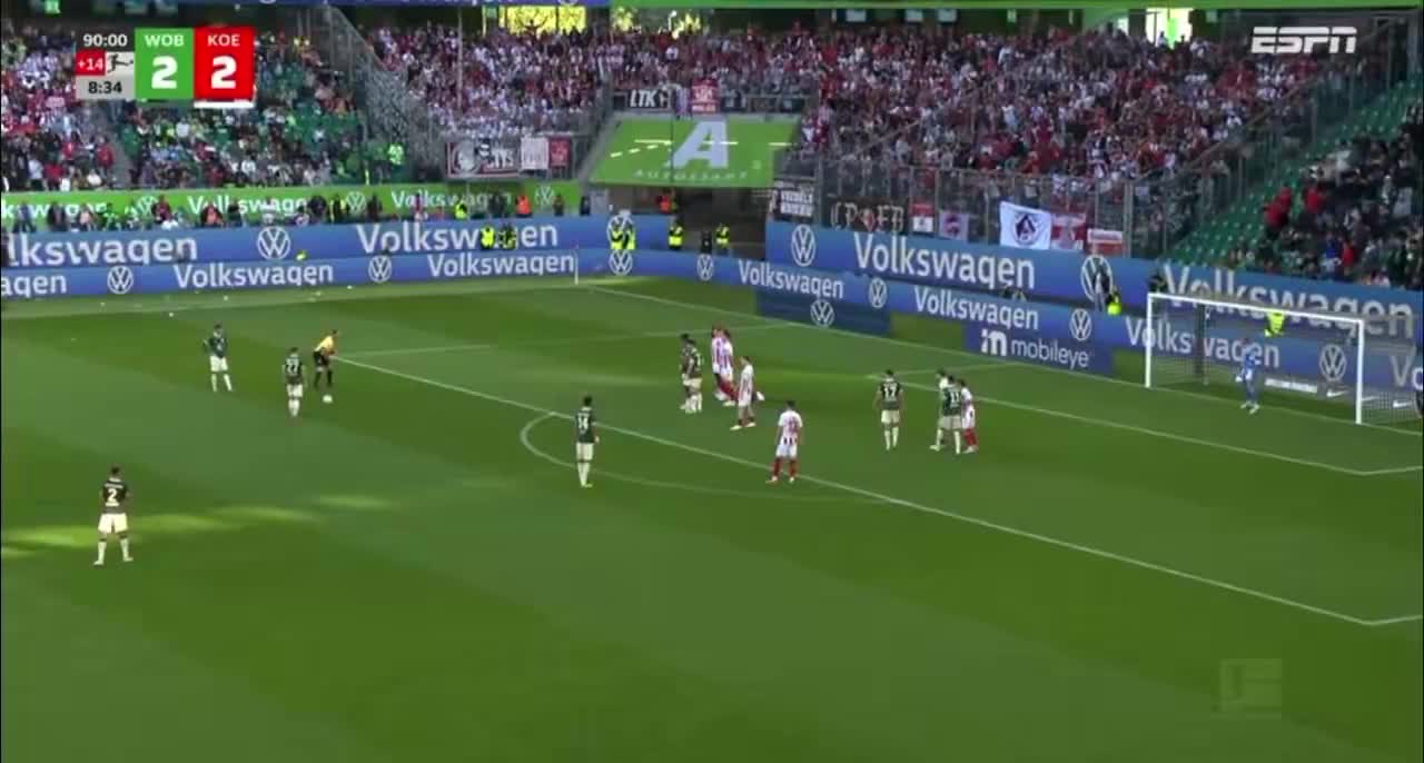 Wolfsburg [3] - 2Koln -