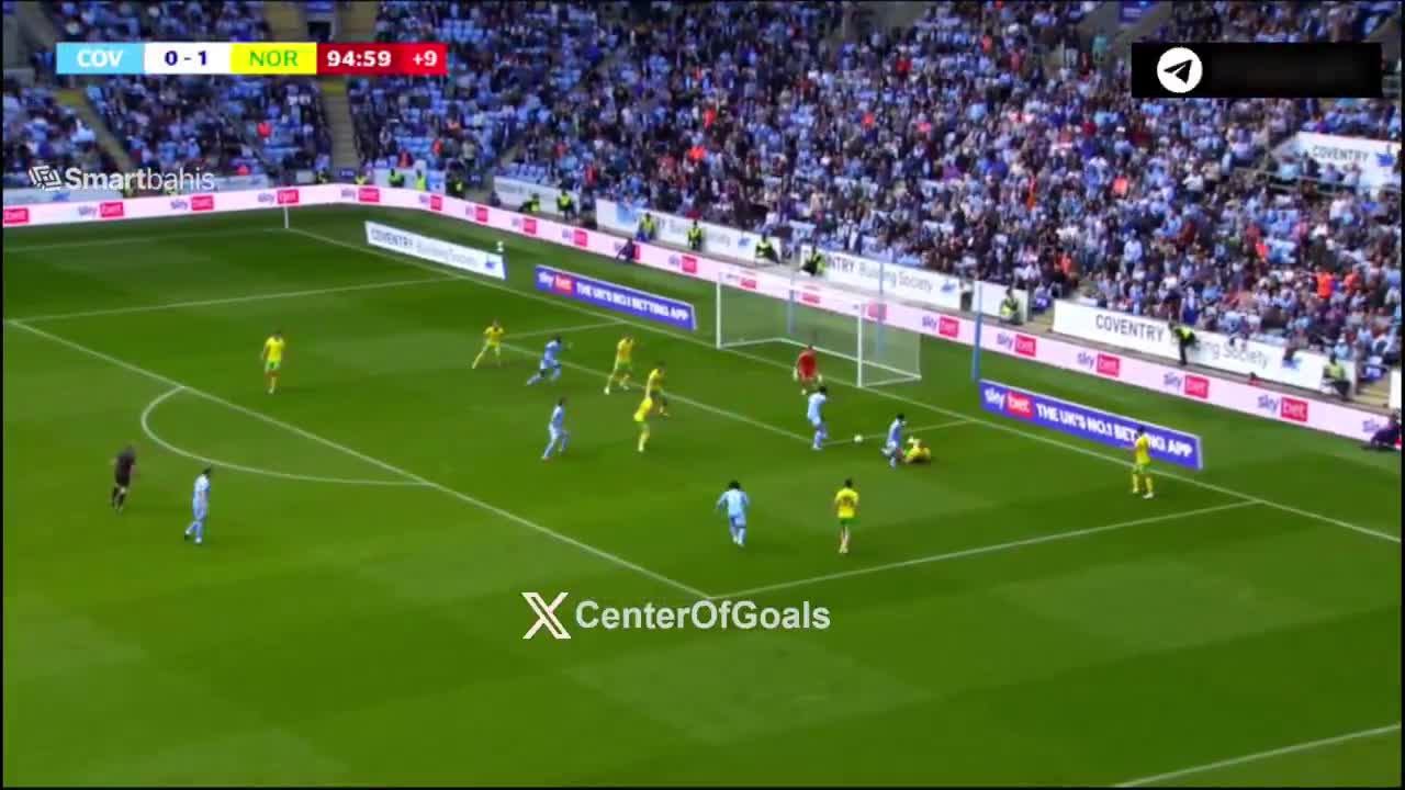 Coventry City 1-1 Norwich