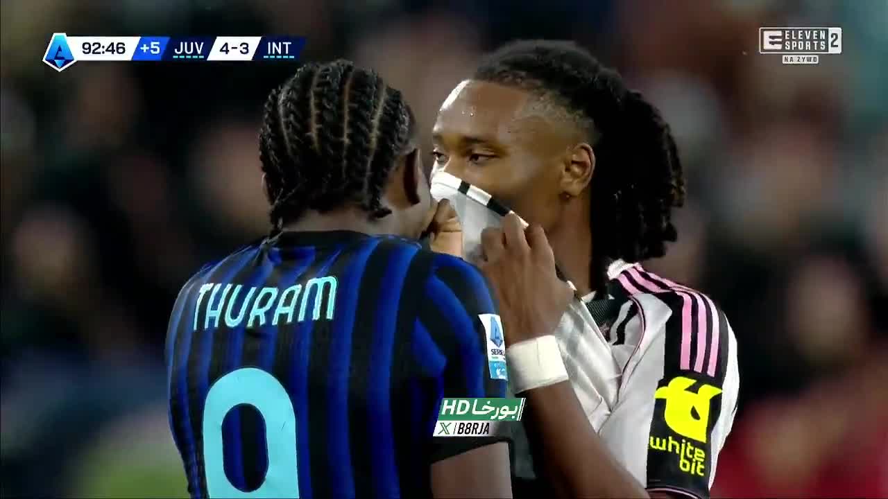 Thuram laughs with his brother