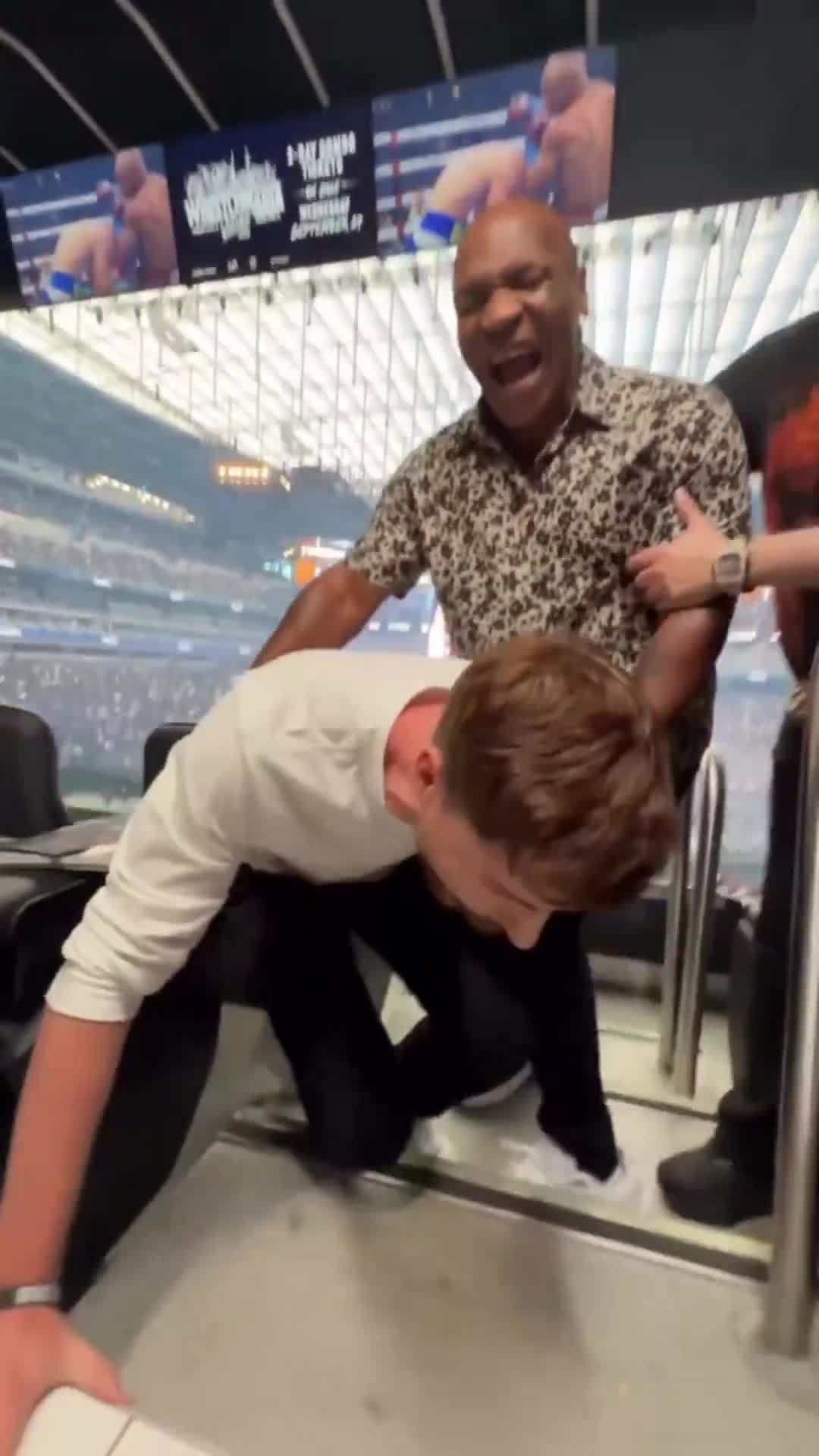 Mr. Beast told Mike Tyson to give him a liver shot.