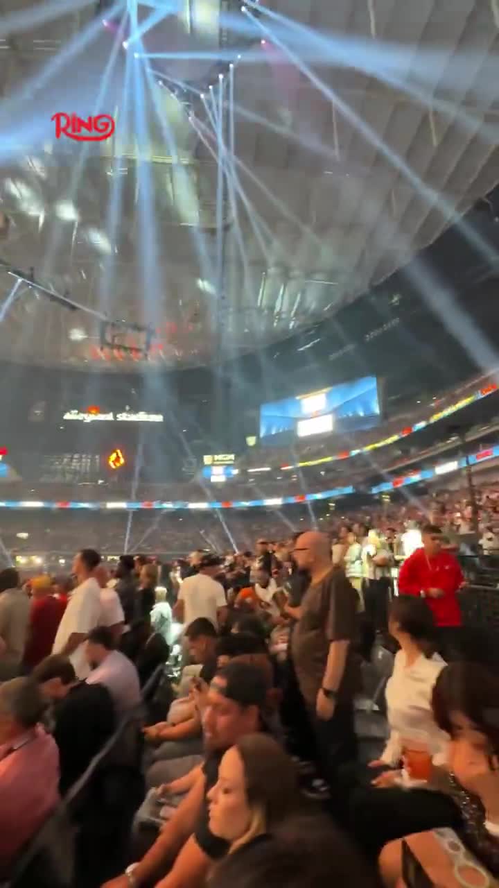 Canelo Alvarez vs Terence Crawford is NEXT and the atmosphere at Allegiant Stadium is WILD