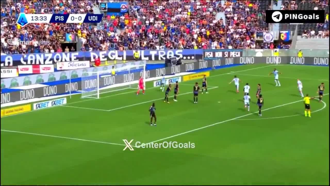 Pisa 0 - 1 Udinese - Iker Bravo 14'