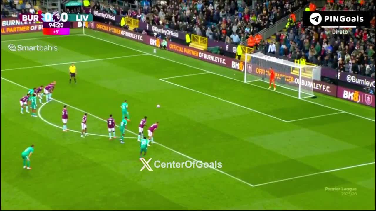 Burnley 0 - 1 Liverpool - Salah 93'