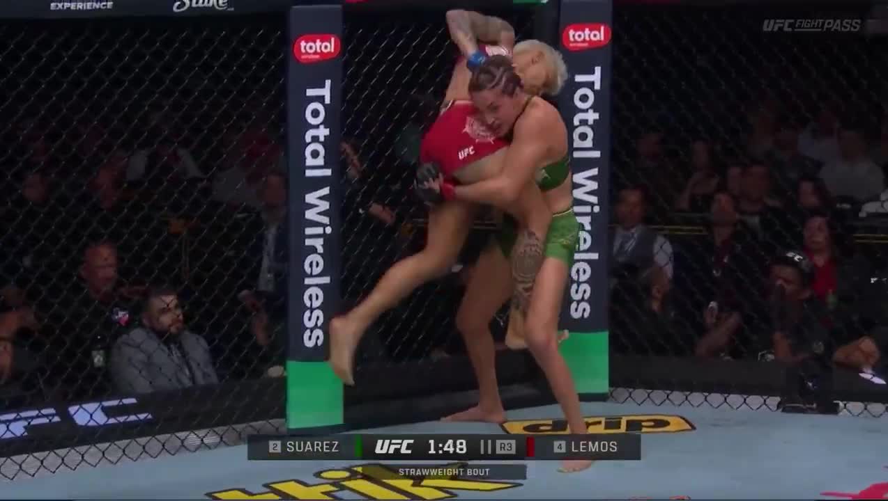 Amanda Lemos is one of the best athletes in WMMA — so why is she getting absolutely reversed by an international-level wrestler