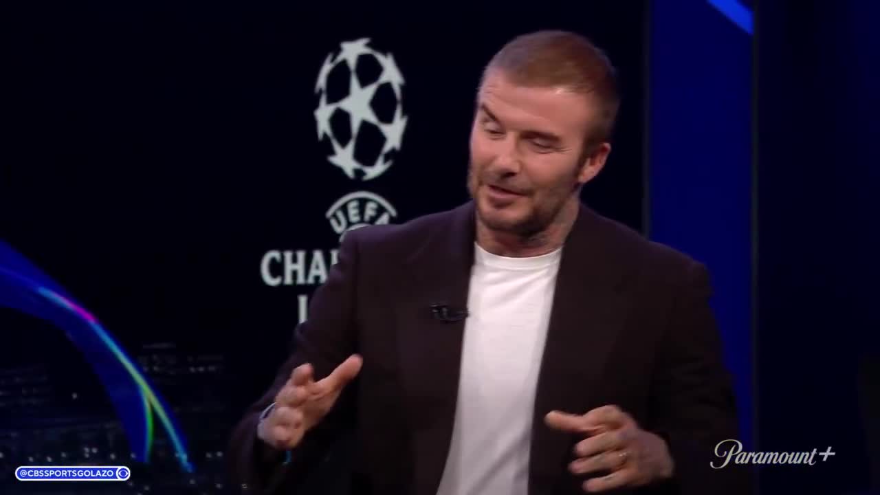 David Beckham didn’t want to step into Thierry Henry’s shoes, so he went with Micah Richards’s chair instead