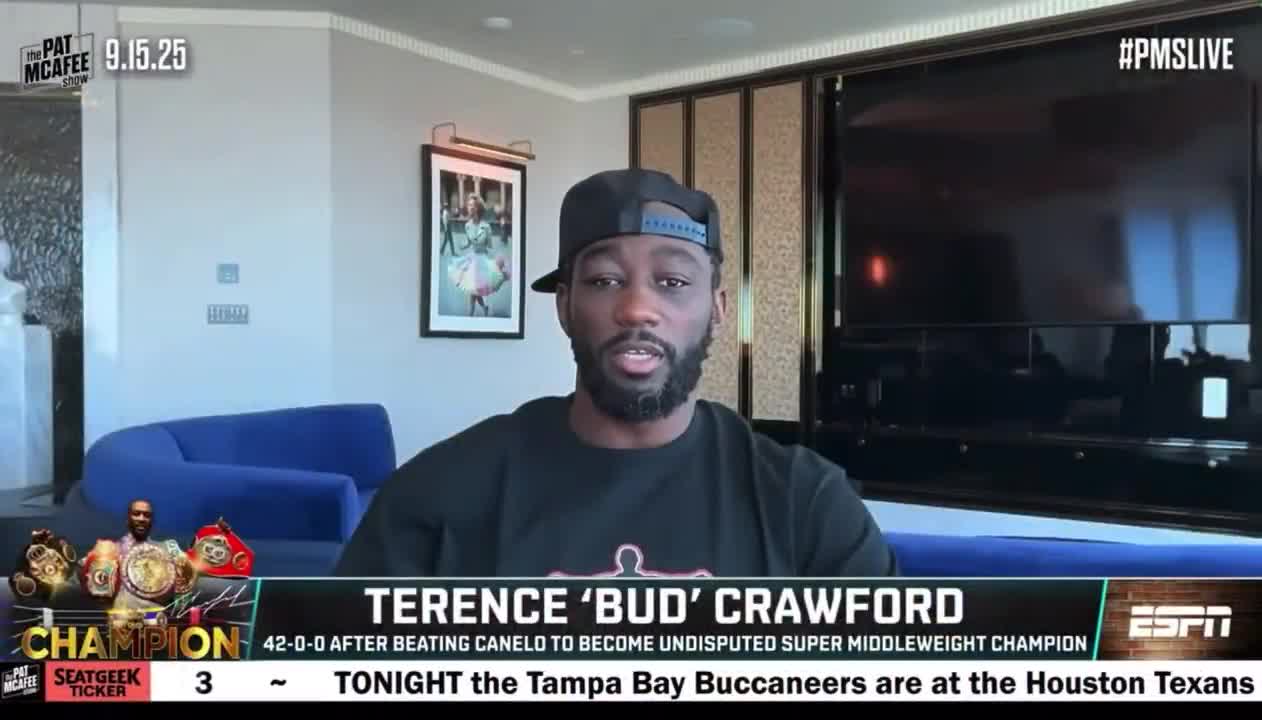 Terence Crawford reveals why he handed Canelo his belts back