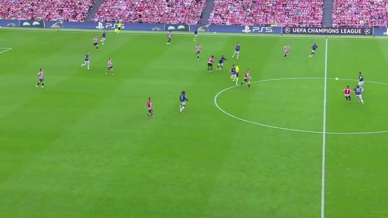 Eze touches vs Athletic Bilbao
