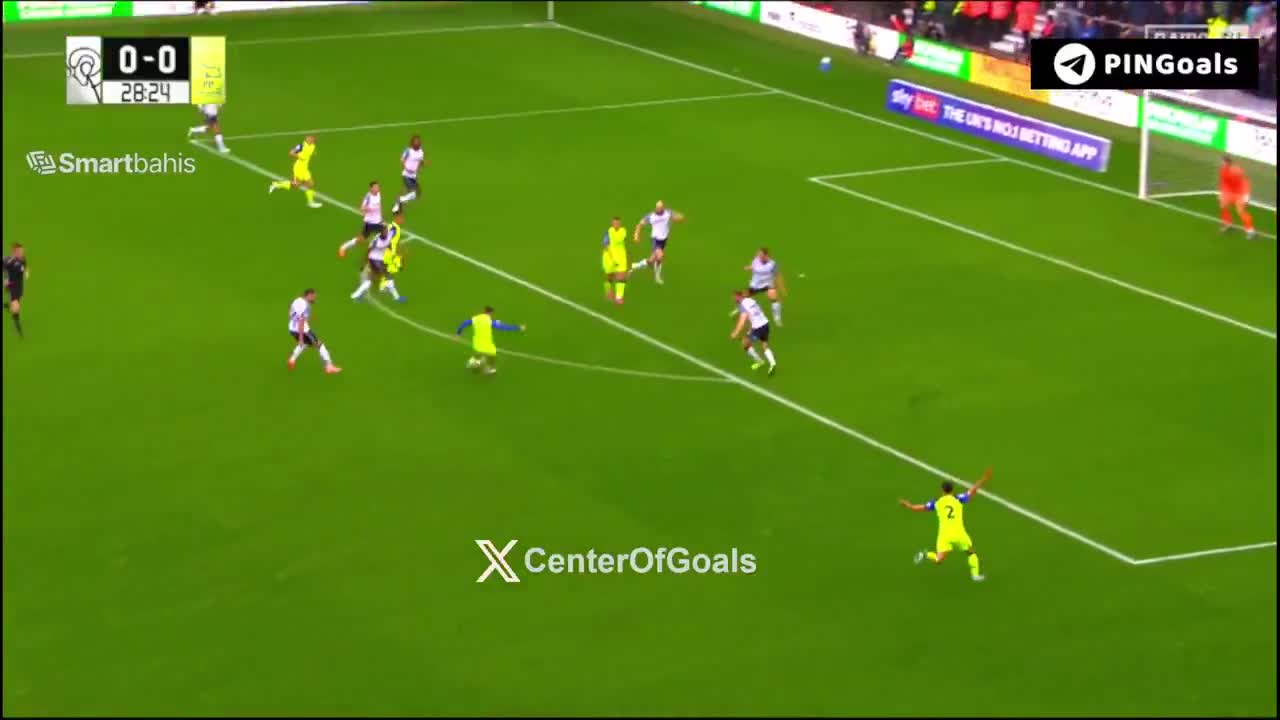 Derby County 0-1 Preston