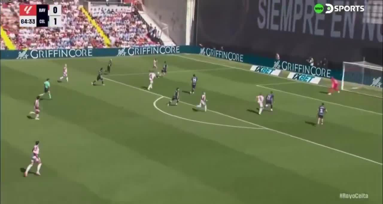 Rayo Vallecano [1] - 1 Celta Vigo - Jorge De Frutos Sebastian 65'