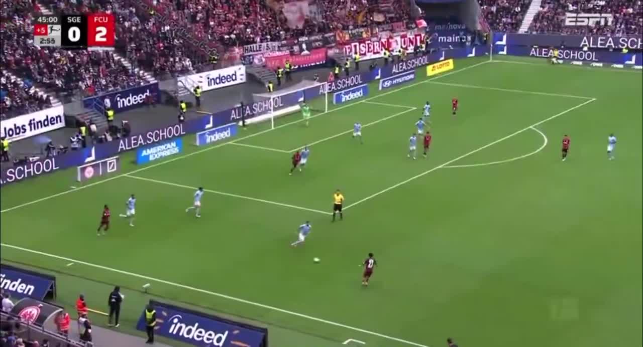 Eintracht Frankfurt [1] - 2 Union Berlin - Can Uzun  45+4'