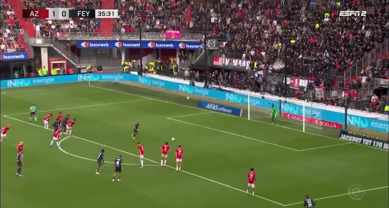 AZ 1 - [1] Feyenoord - Sem Steijn 35' (P)