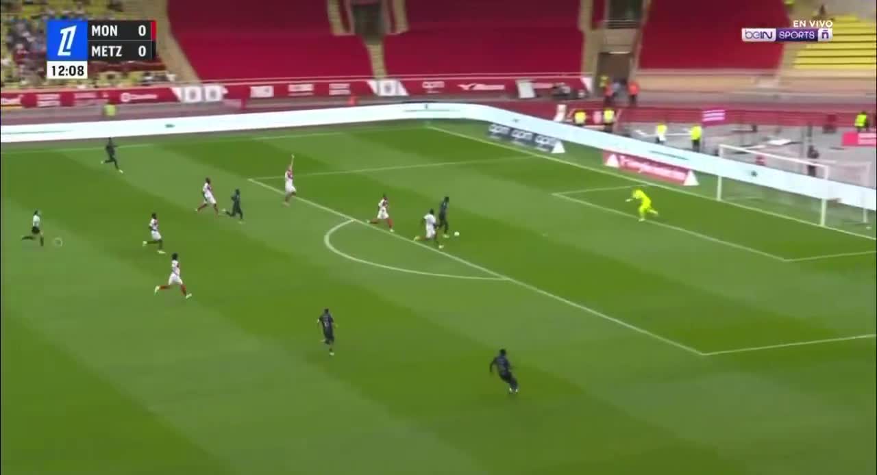 Monaco 0 - 1 Metz - Habib Diallo 13'