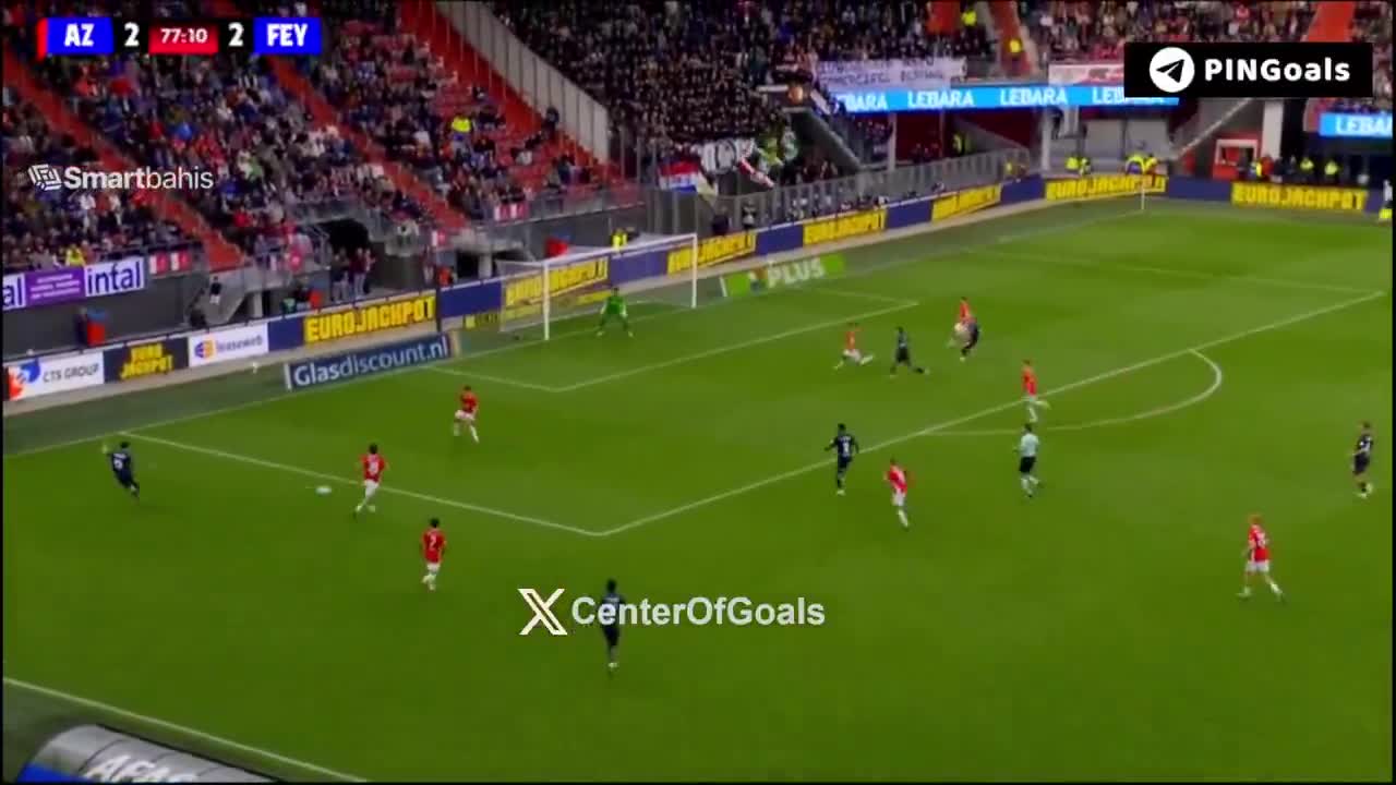 AZ Alkmaar 2-[3] Feyenoord  - Anis Hadj Moussa 78'