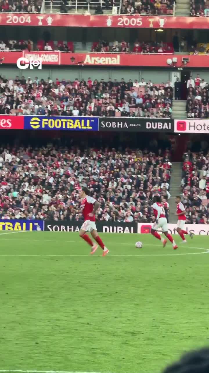 Martinelli’s equaliser from the stands