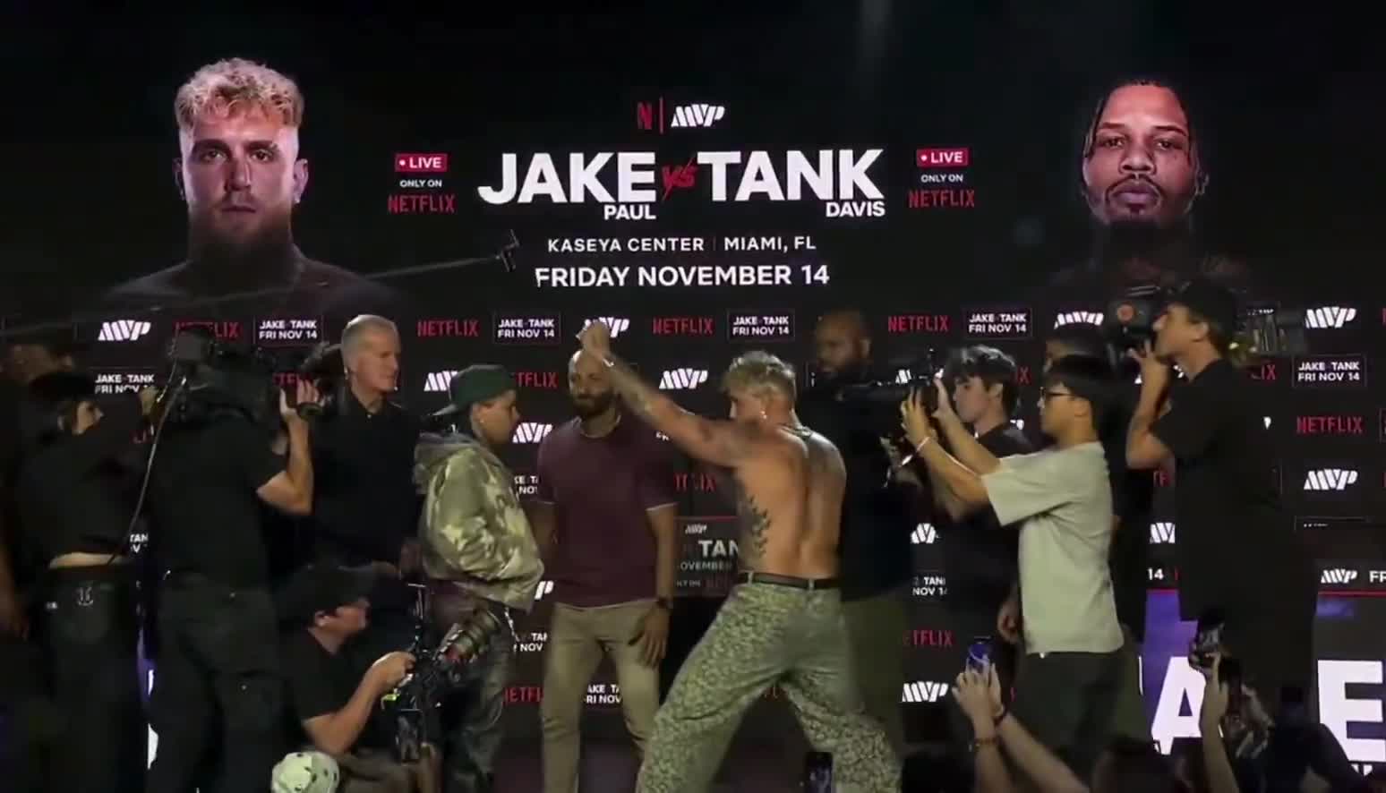 Jake Paul and Gervonta Davis just faced off for the first time
