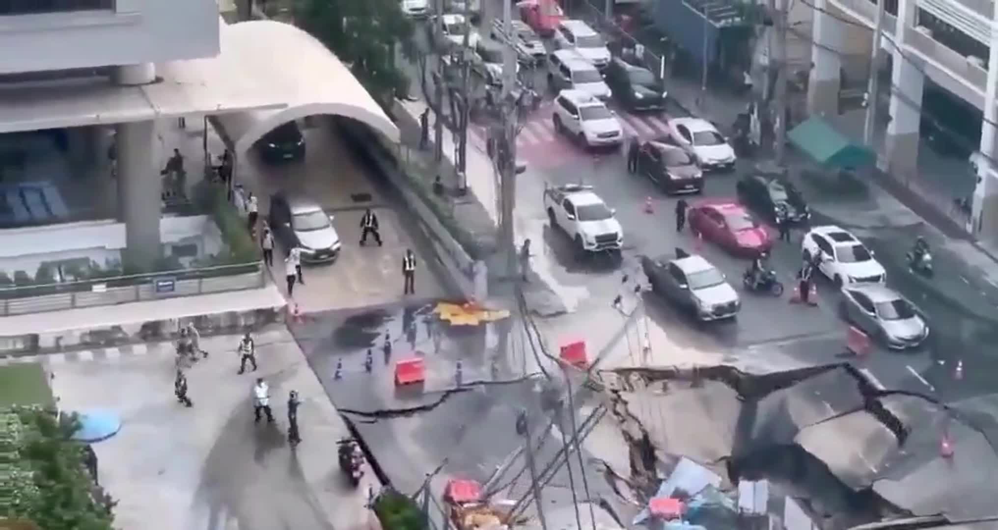 Sink hole started swallowing everything (2)