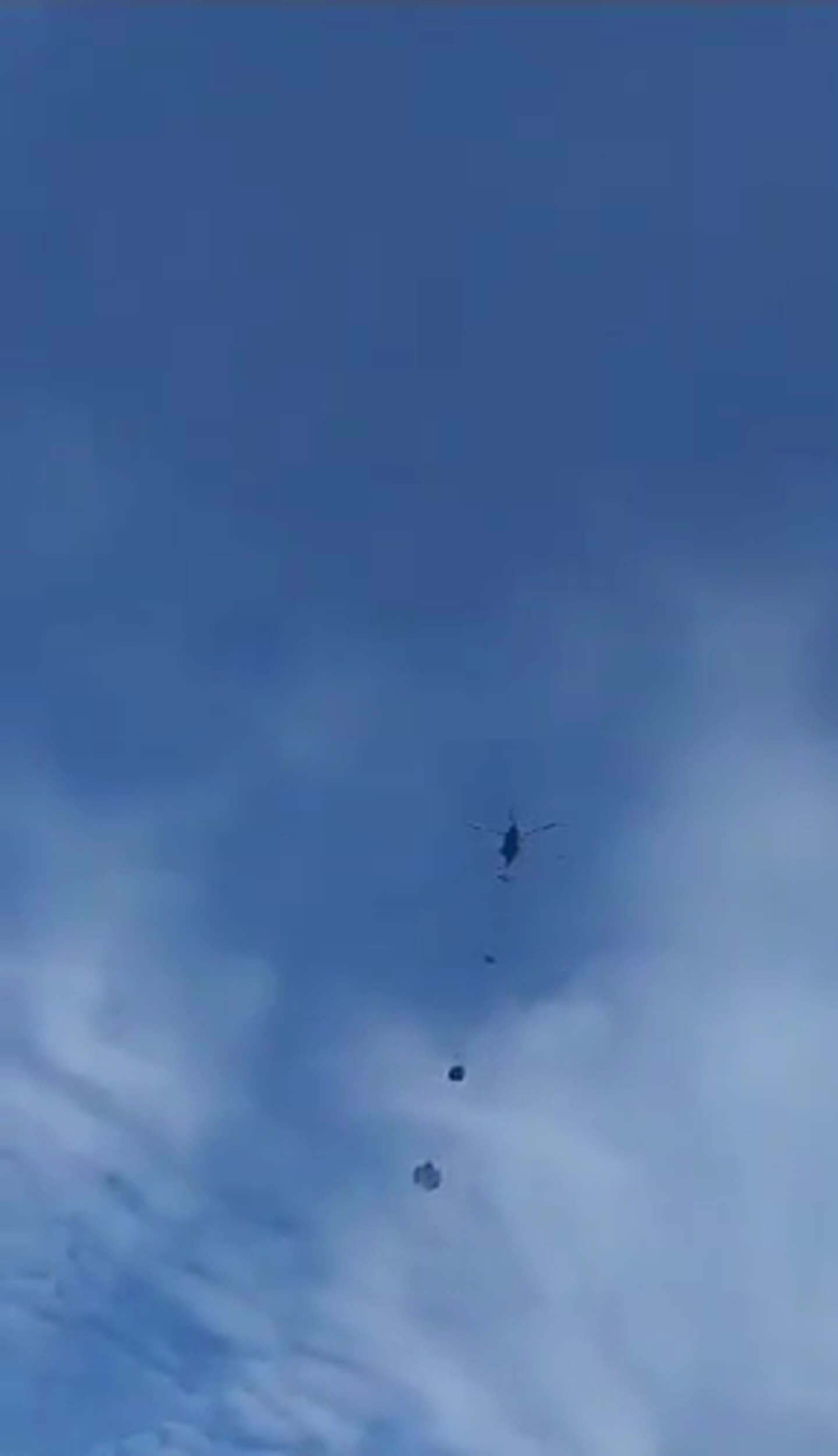 His parachute failed. (2)