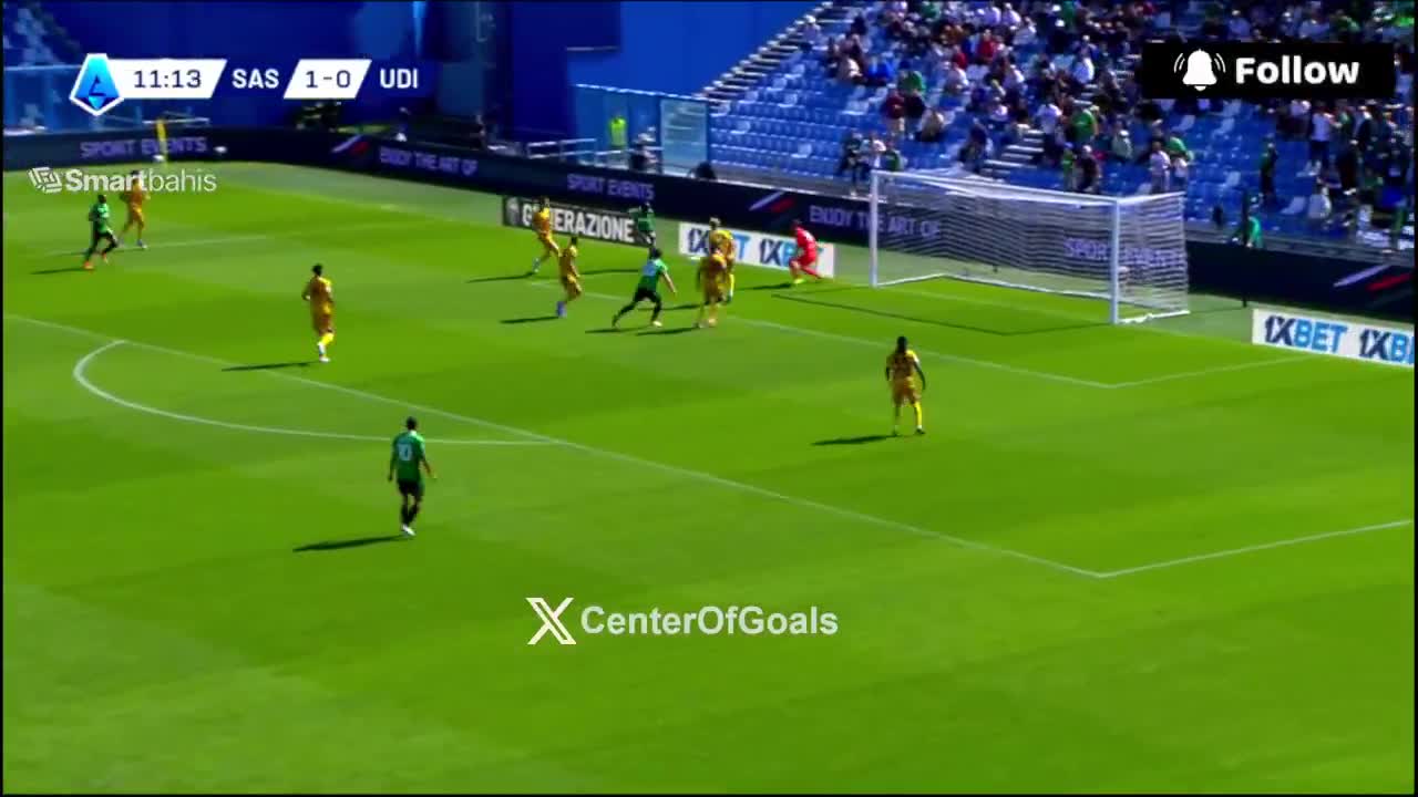 Sassuolo 2 - 0 Udinese - Ismael Kone 12'