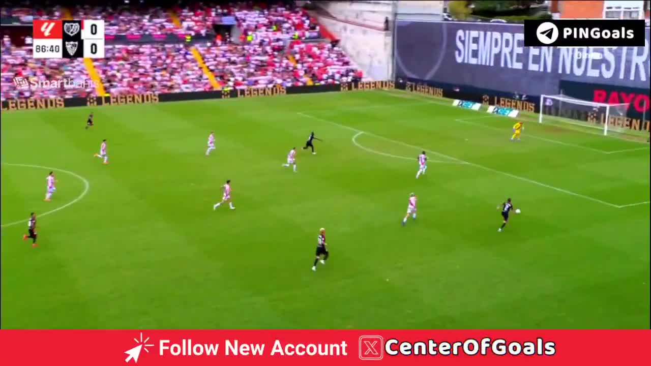 Rayo Vallecano 0 - 1 Sevilla - Akor Adams 87'
