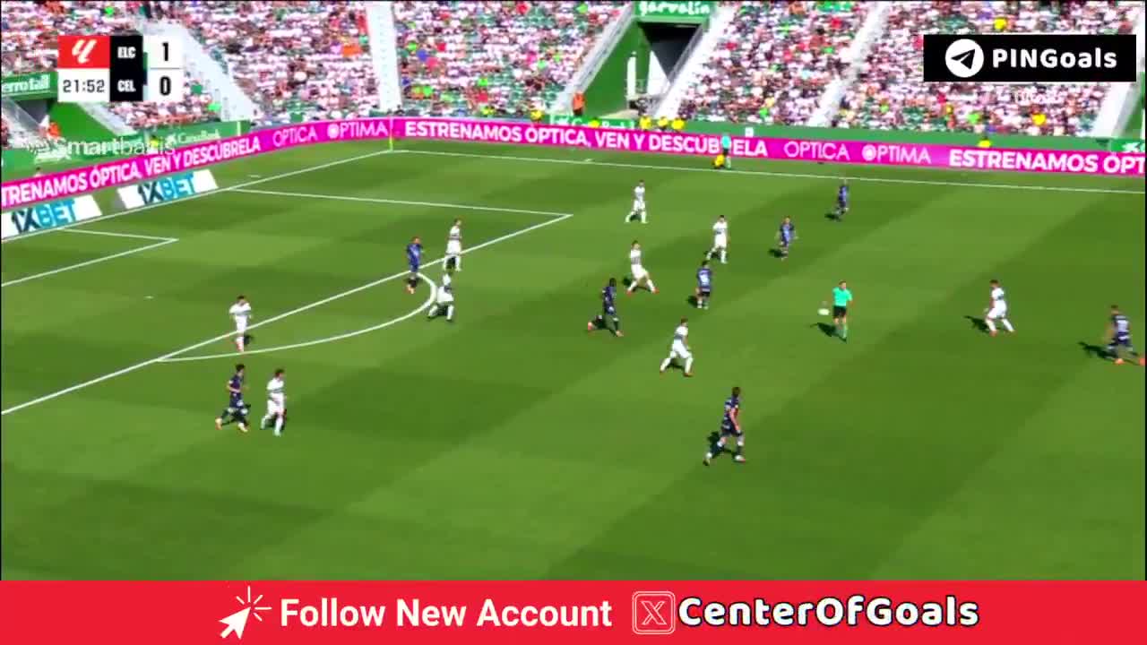 Elche 1 - [1] Celta Vigo - Borja Iglesias 23'