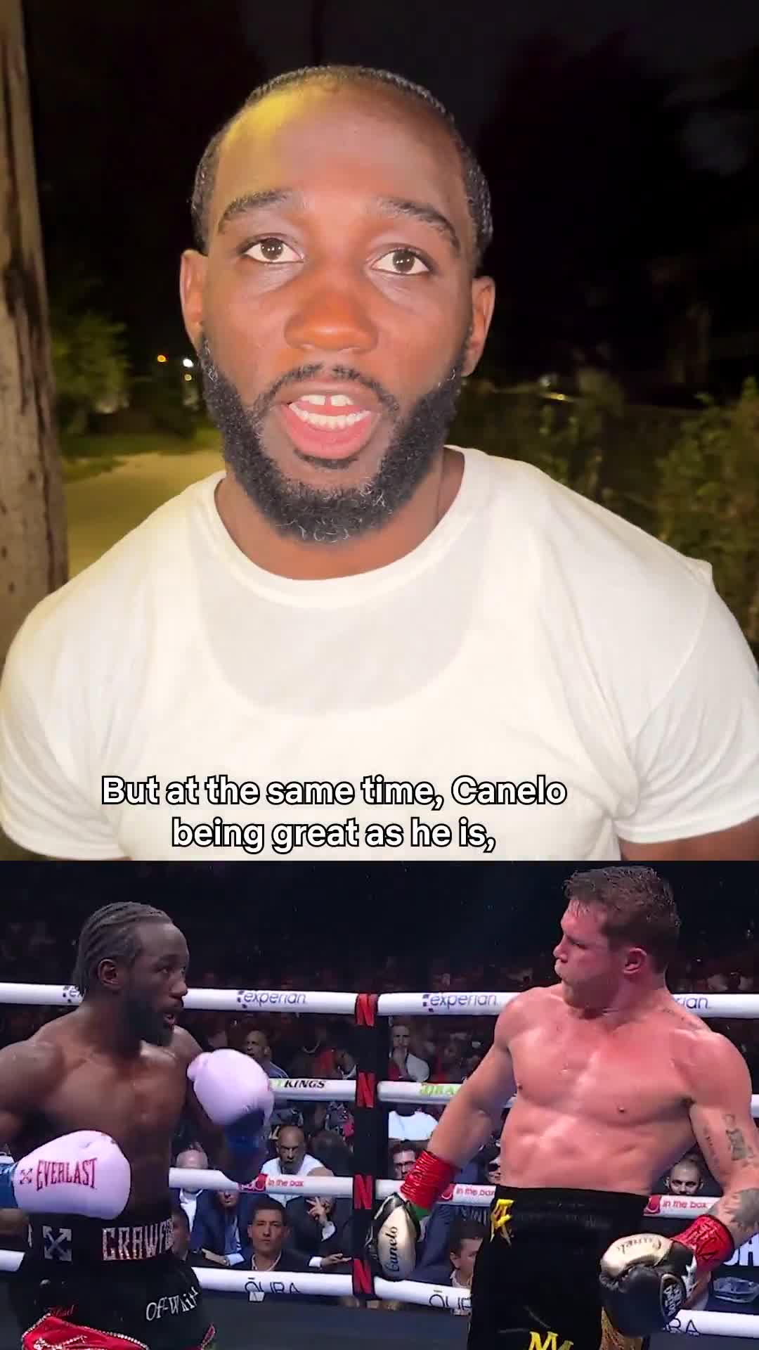 Terence Crawford gave credit to Canelo Álvarez when asked about THAT viral counter from their legendary fight