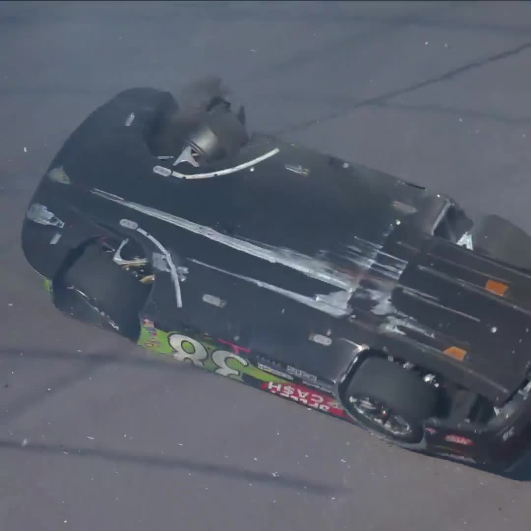 [OT] Zane Smith survives wild NASCAR flip at Kansas Speedway