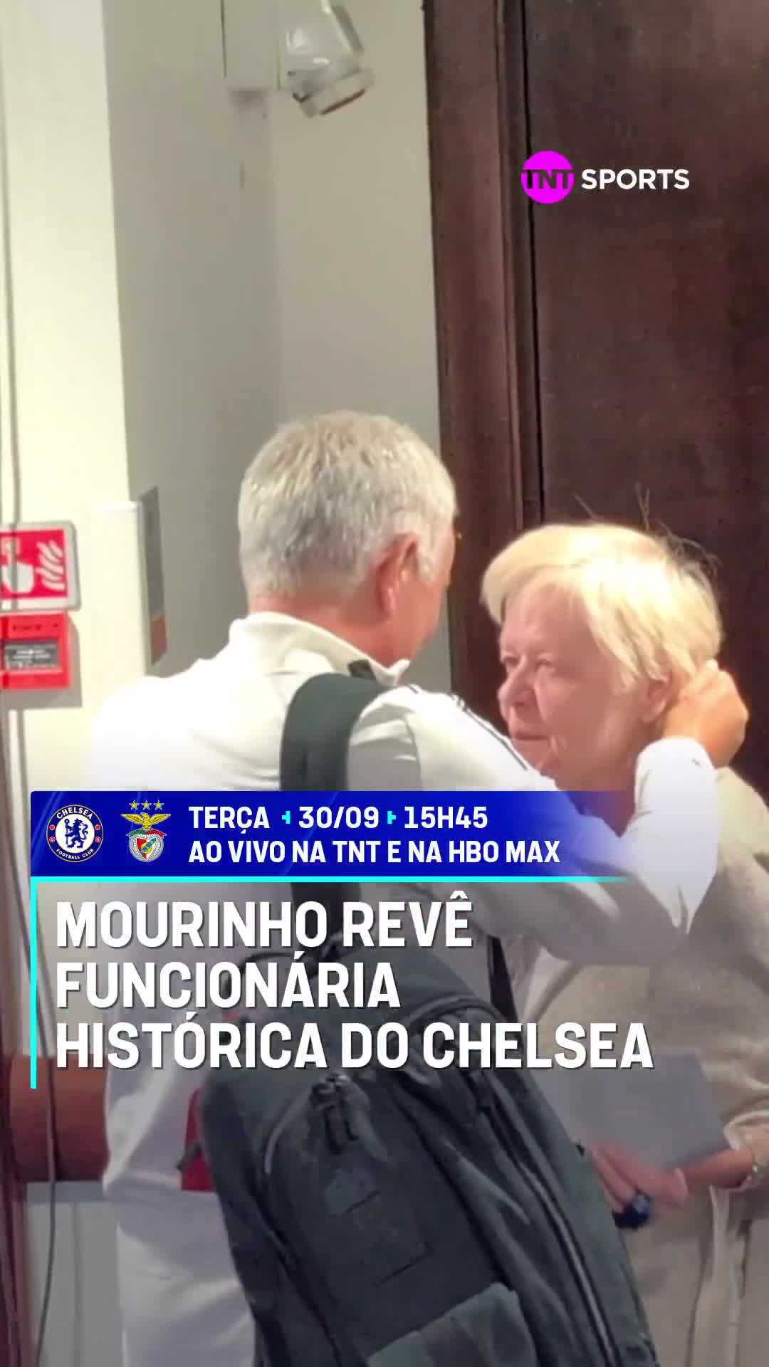 Jose Mourinho is back at Stamford Bridge and was reunited with a Chelsea staff member who worked at the club for 48 years