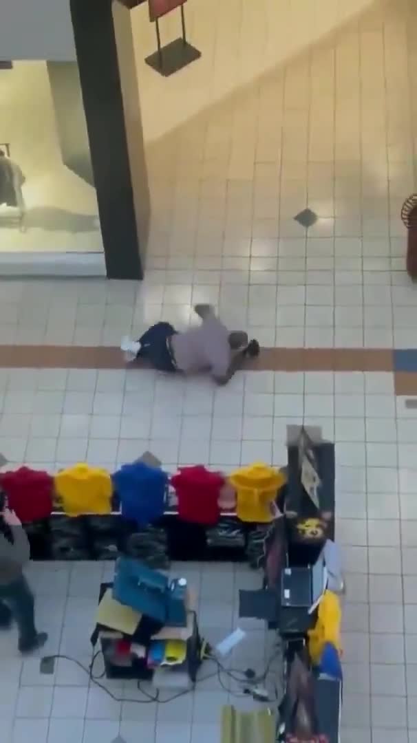 Gravity defeats mall theif
