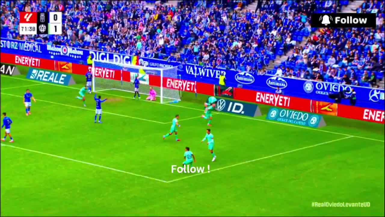Real Oviedo 0-2 Levante UD -  Etta Eyong 72'